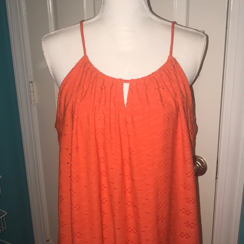 Cute orange plus size 18 dress